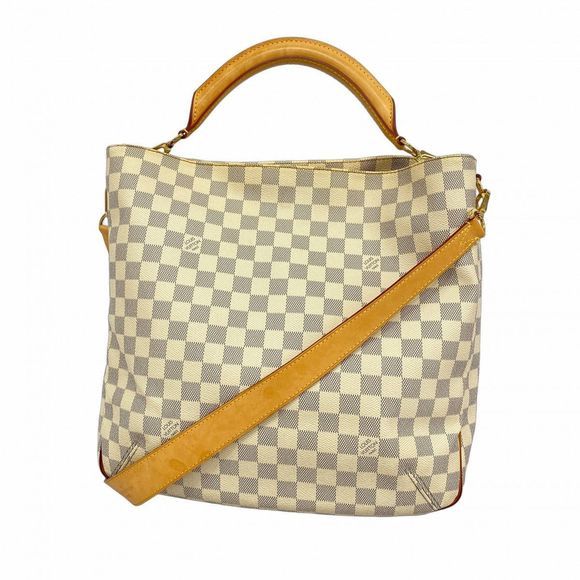 Louis Vuitton Damier Azur Sophie Handbag N41216 White 2-Way Bag  Women's - Picture 1 of 16